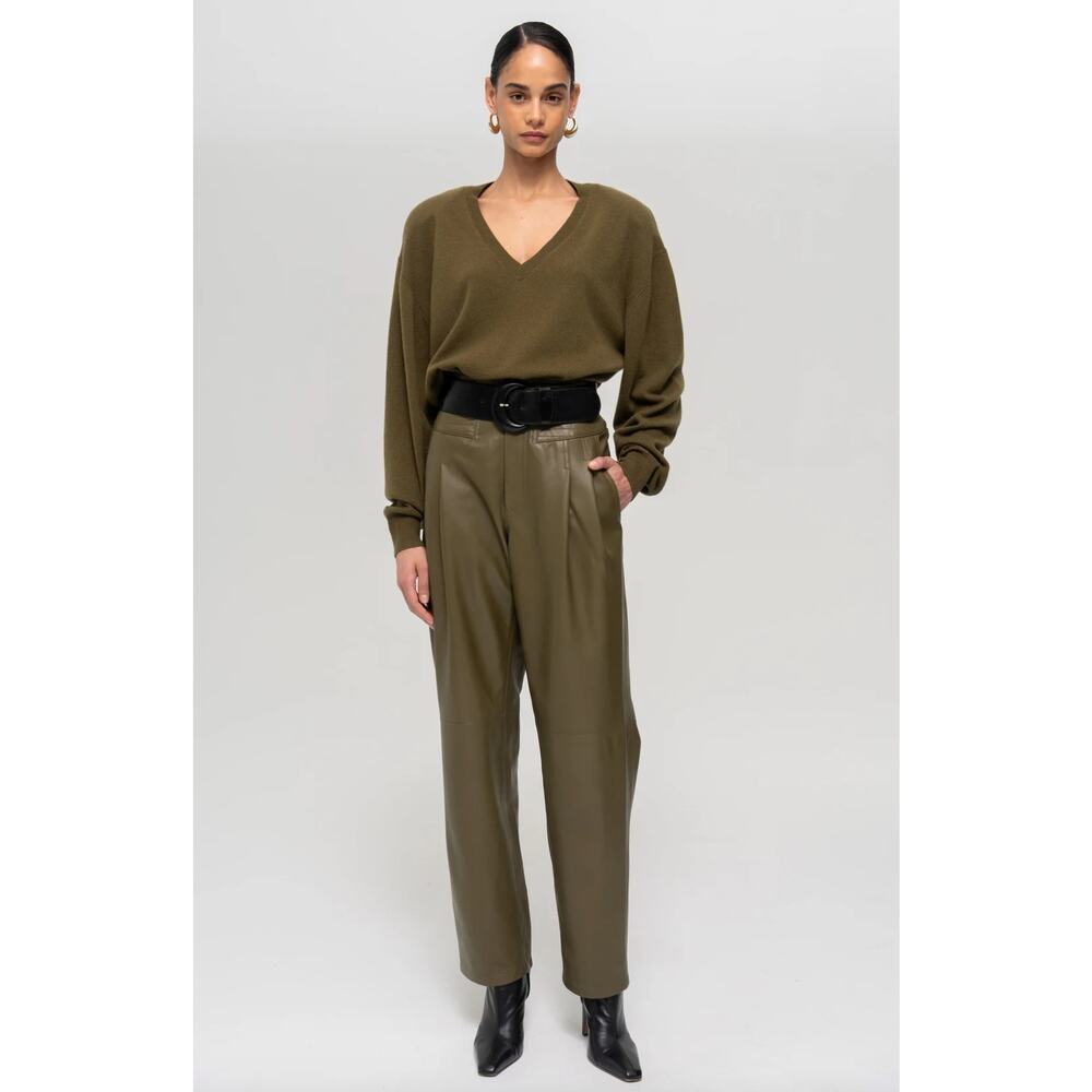Ronny Kobo Collection Olive Straight Leg Pants